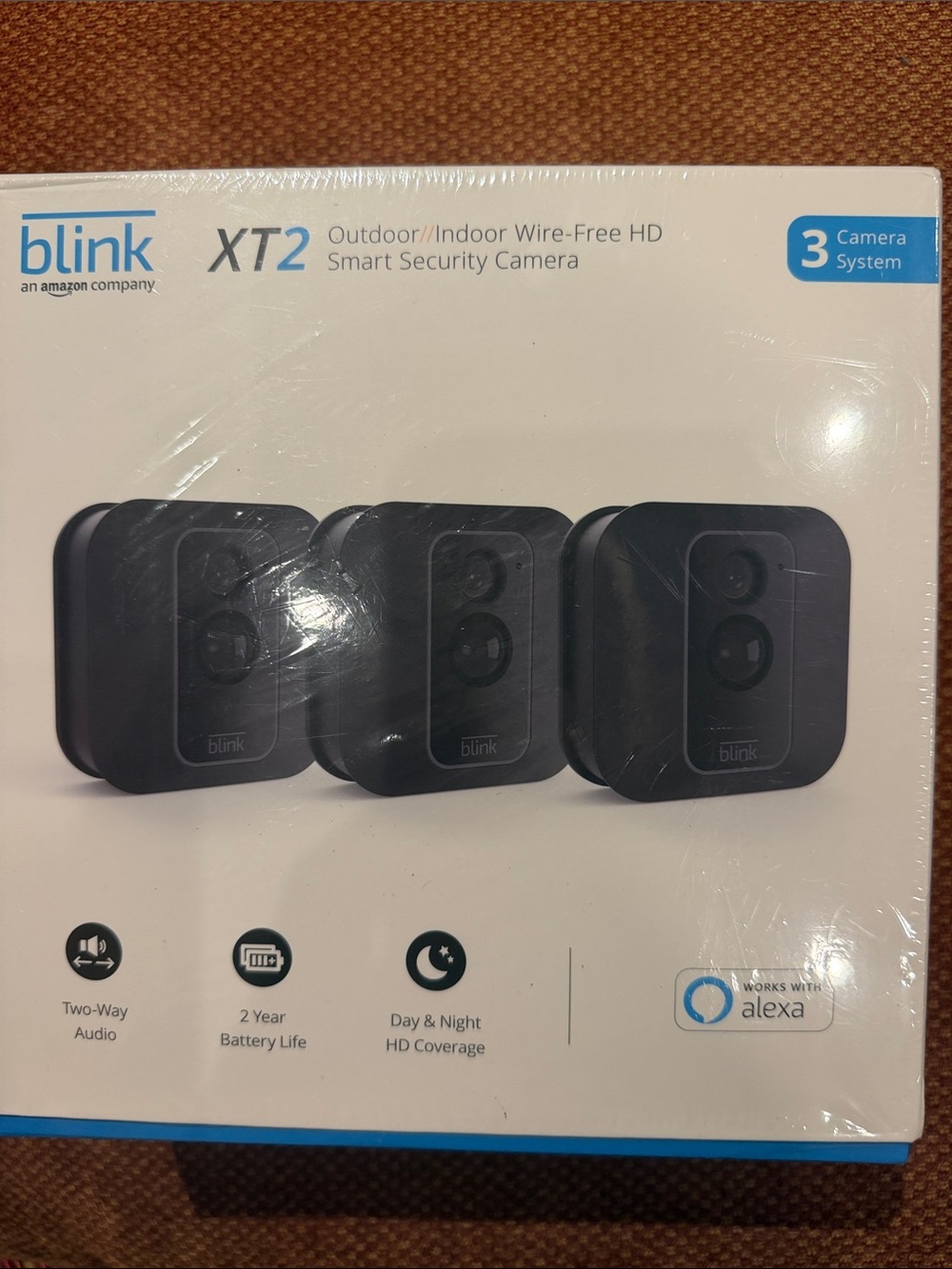 Blink XT2 Wireless Security Camera System - Black (3-Camera Pack) - Picture 2 of 3